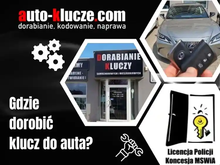 zdjęcie firmy dorabiania kluczy, gdzie dorobić klucz do auta