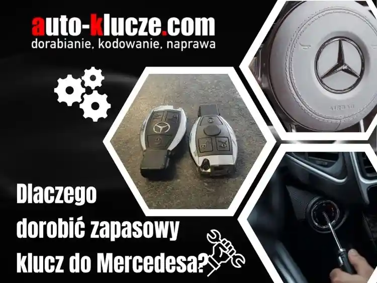kluczyk do mercedesa oraz drugi dorobiony